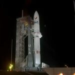 Captura de la retransmisión del lanzamiento de la misión Peregrine Mission One 