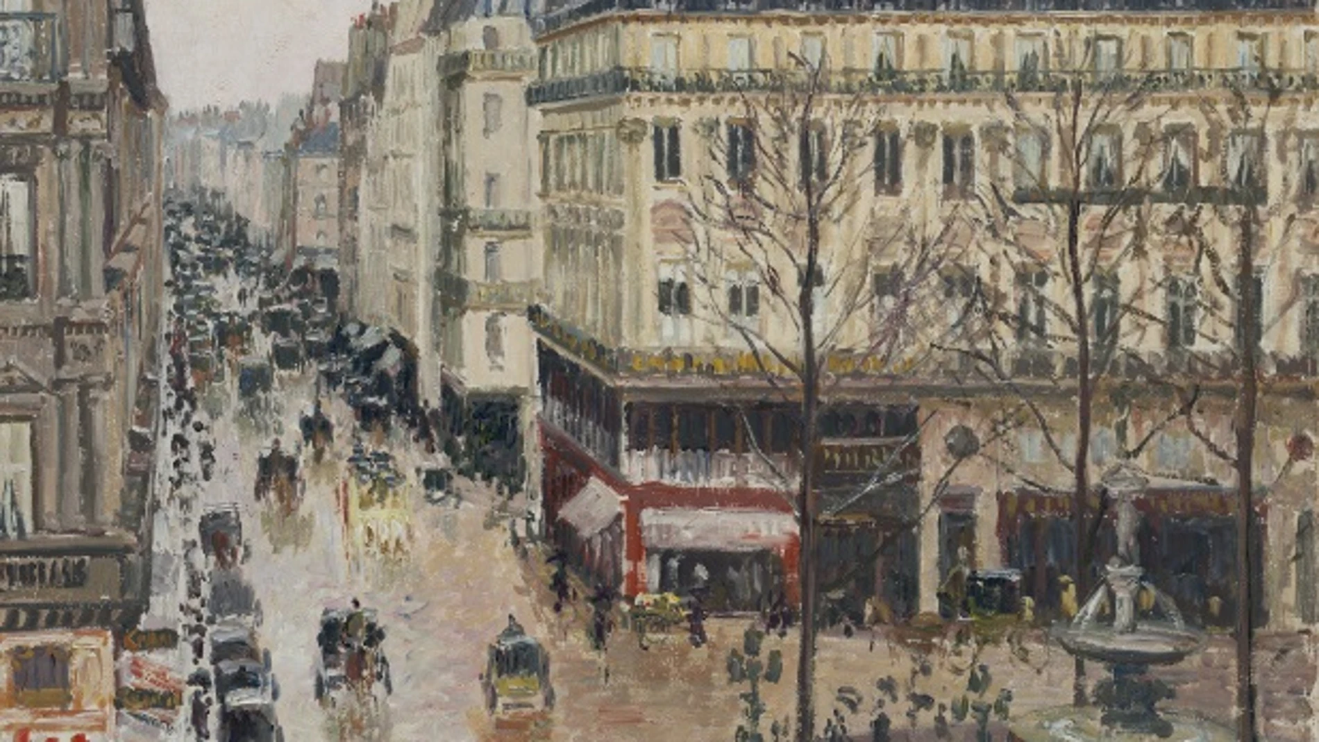 Rue Saint-Honoré por la tarde, de Camille Pissarro MUSEO THYSSEN-BORNEMISZA (Foto de ARCHIVO) 28/11/2023