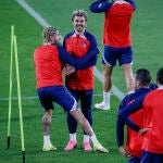 Entrenamiento del Atlético de Madrid