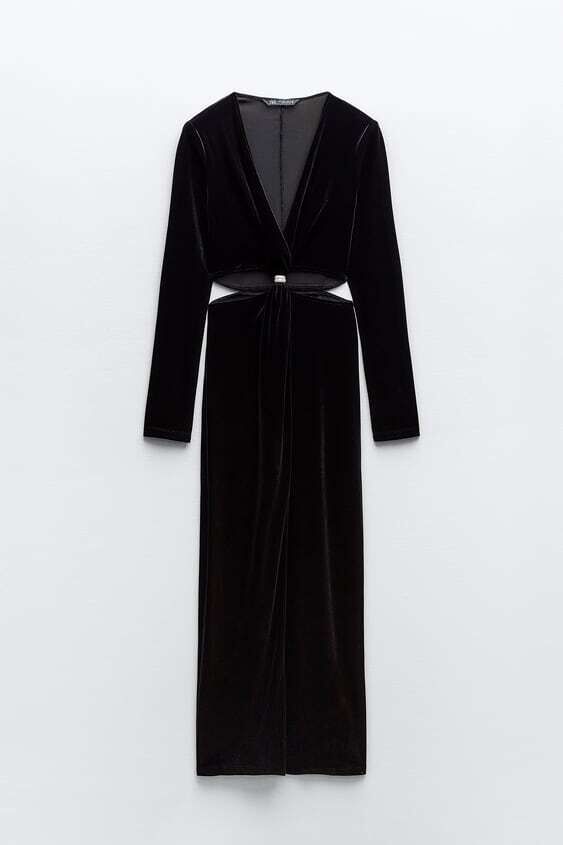 Vestido terciopelo.