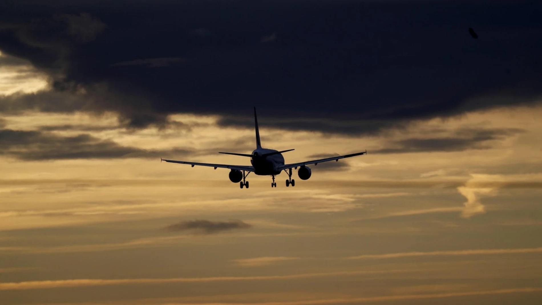 Un avión despega desde el aeropuerto de Bilbao
