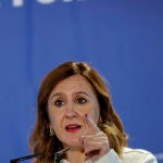 La alcaldesa de València, María José Catalá, interviene en el desayuno informativo organizado por Fórum Europa-Tribuna Mediterránea