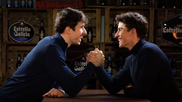 Marc y Álex, en el evento de Estrella Galicia