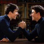 Marc y Álex, en el evento de Estrella Galicia