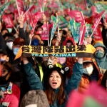 Taiwan presidential election campaign in Taipei