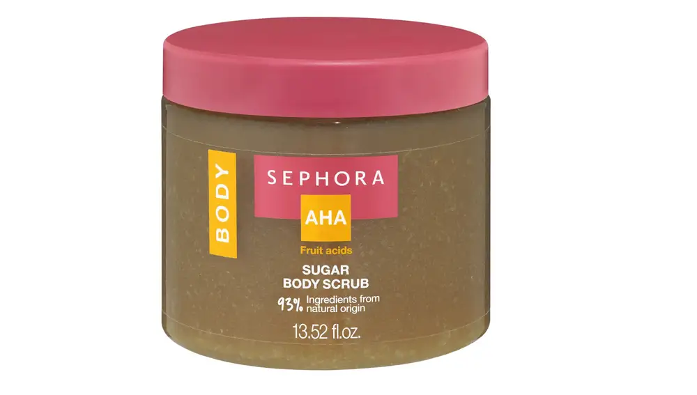 Exfoliante de azúcar moreno.