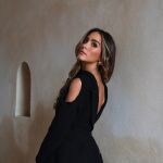Rocío Osorno con el vestido más bonito de Zara. 