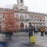 Turistas en el centro de Madrid.