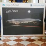 El presidente de la Fundación La Caixa y el alcalde de Málaga, en la presentación del CaixaForum de Málaga