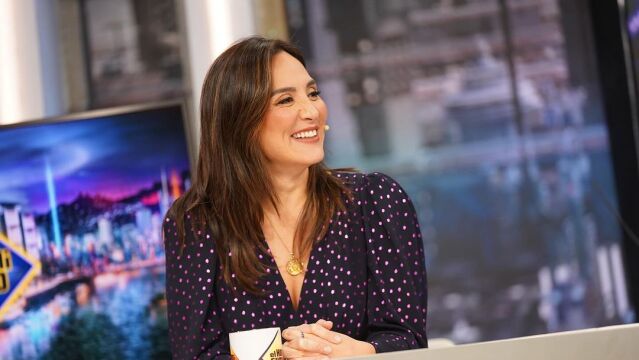 El primer look de Tamara Falcó en 'El Hormiguero' 2024.