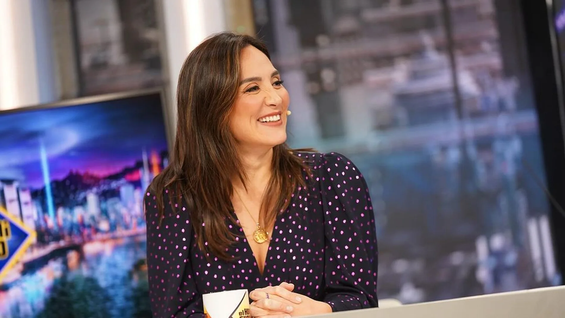 El primer look de Tamara Falcó en 'El Hormiguero' 2024.