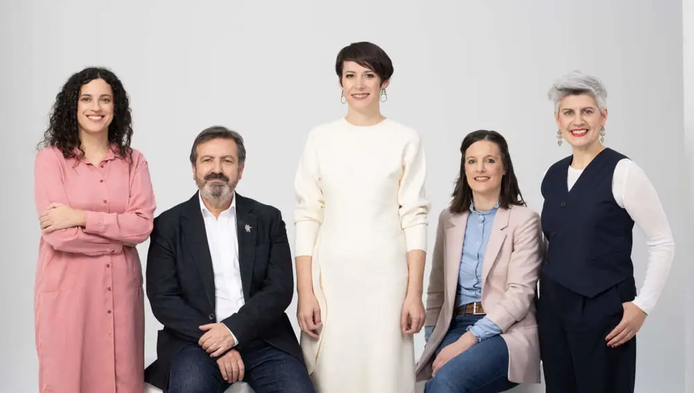 Cabezas de lista de los nacionalistas.