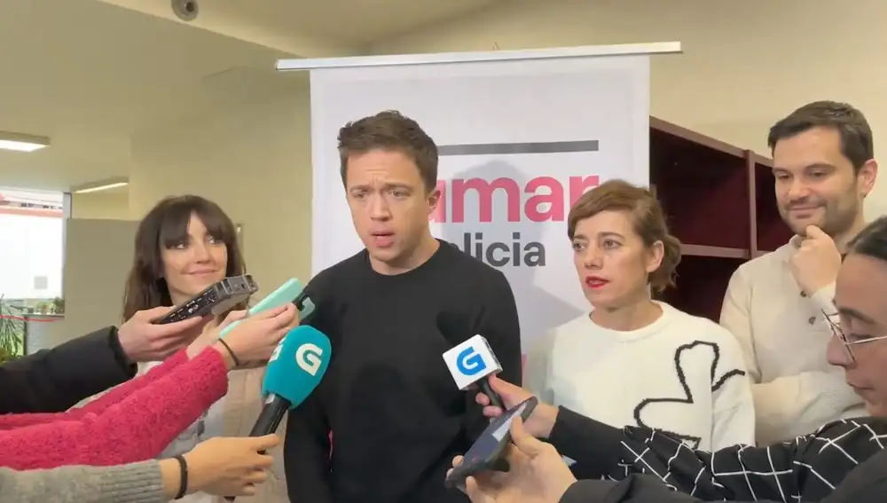Errejón, hoy, en Galicia.