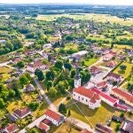 Legrad desde el aire, Croacia
