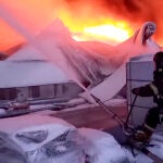 Russia St. Petersburg Fire