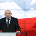 El líder de Ley y Justicia, Jaroslaw Kaczynski
