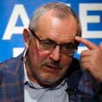 Russian presidential candidate Boris Nadezhdin meets with journalists in St. Petersburg 