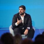 El presidente del Partido Popular de la Región de Murcia, Fernando López Miras, durante el acto de presidentes autonómicos del PP en A Coruña