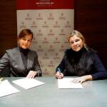 Rocío Hervella y Belén Martín renuevan el acuerdo para impulsar la FP Dual Rocío Hervella y Belén Martín renuevan el acuerdo para impulsar la FP Dual