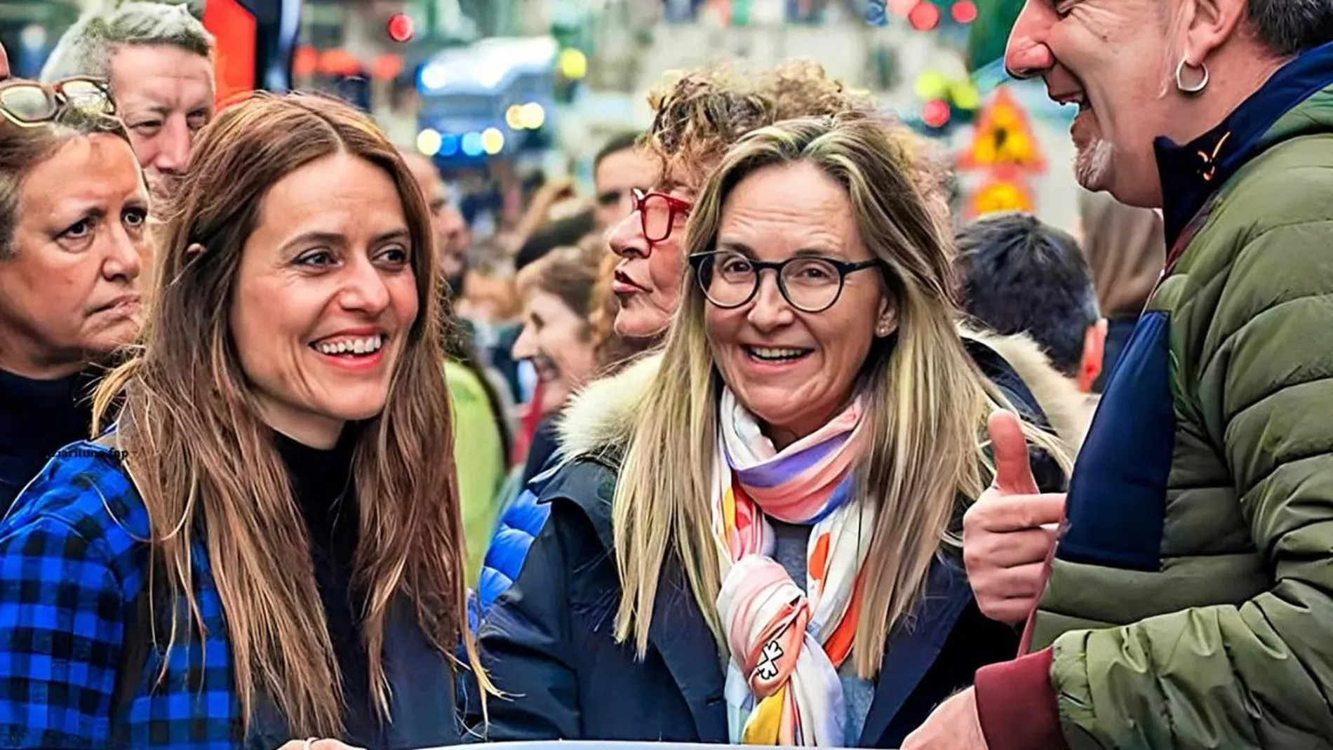 Itzíar Ituño en la manifestación en favor de excarcelar a los presos de ETA, el pasado sábado en Bilbao