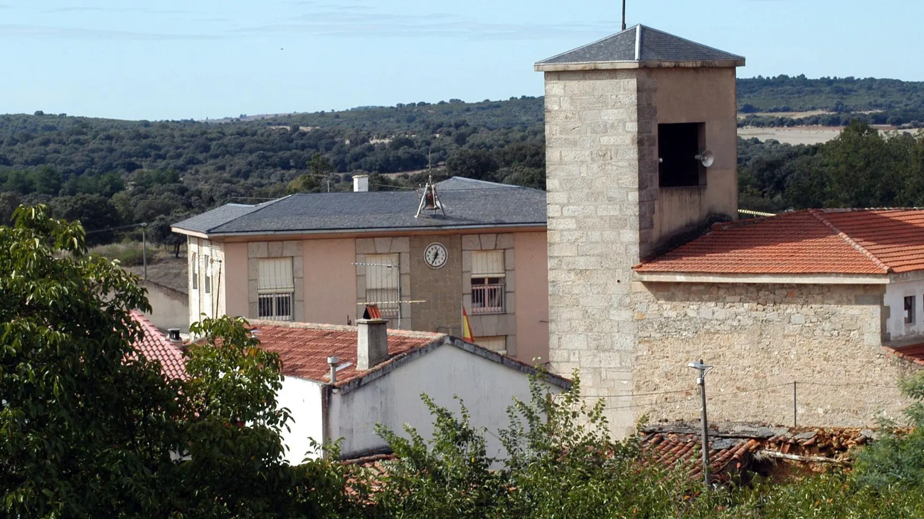 Vista del municipio zamorano de Fonfría