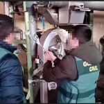 Un momento de la operación de la Guardia Civil