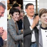 De izquierda a derecha: Rueda, Pontón, Besteiro y Lois.