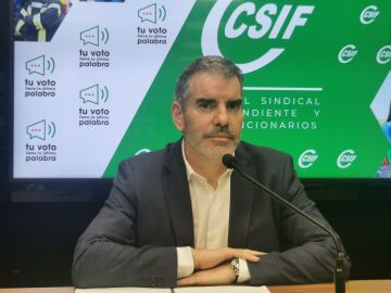 El presidente de CSIF Castilla y Le&oacute;n, Benjam&iacute;n Castro