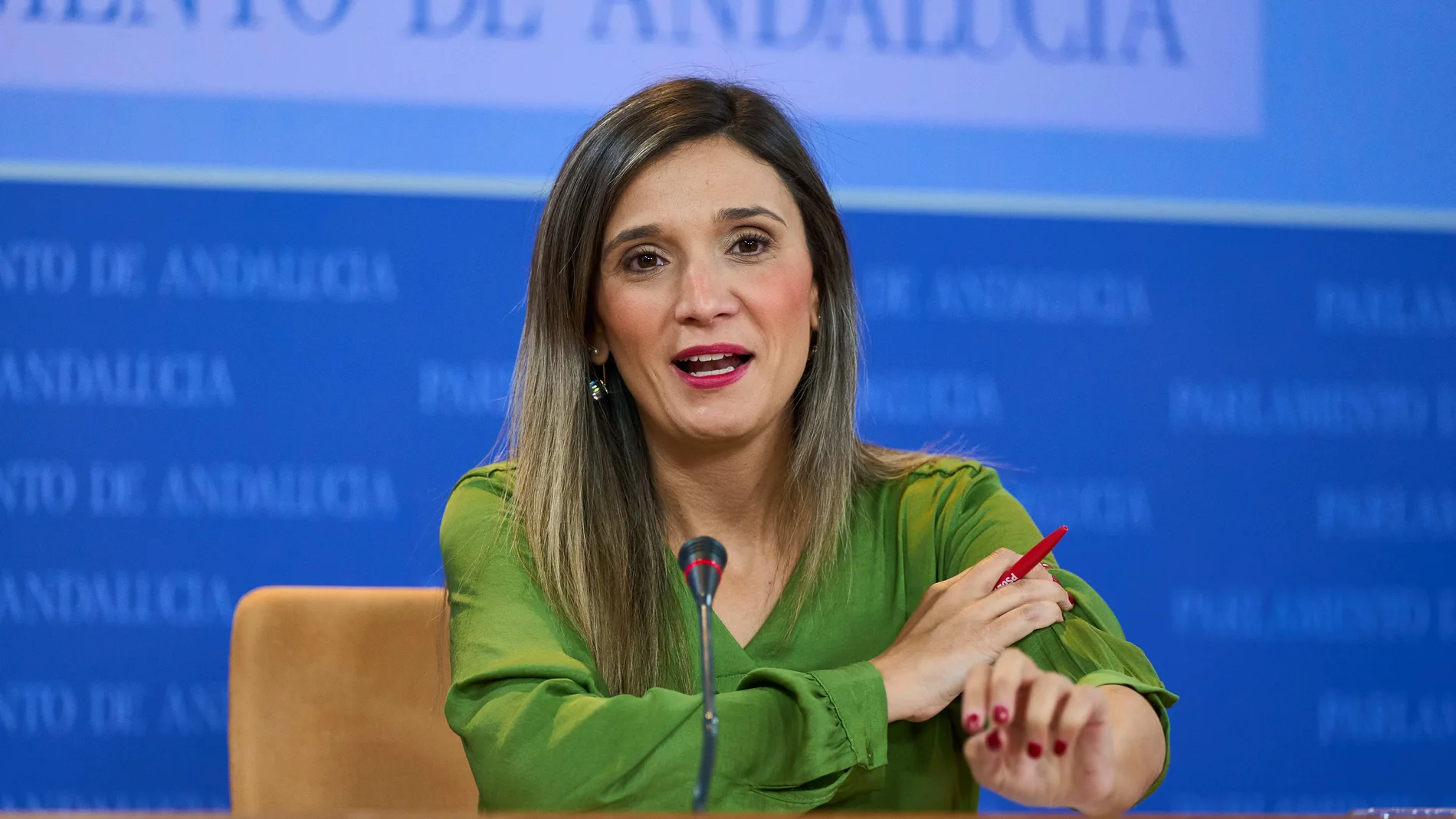 La portavoz adjunta del Grupo Parlamentario Socialista, María Márquez
