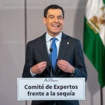 Juanma Moreno preside la reunión de expertos para el seguimiento de la sequía