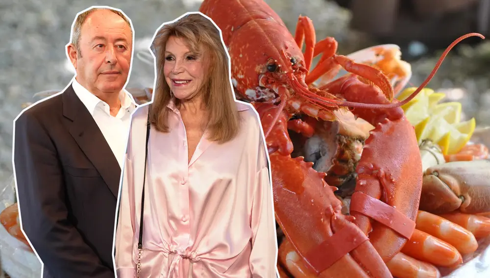 La baronesa Thyssen y Luis Miguel Rodríguez