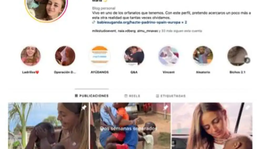 Instagram oficial de María Galán