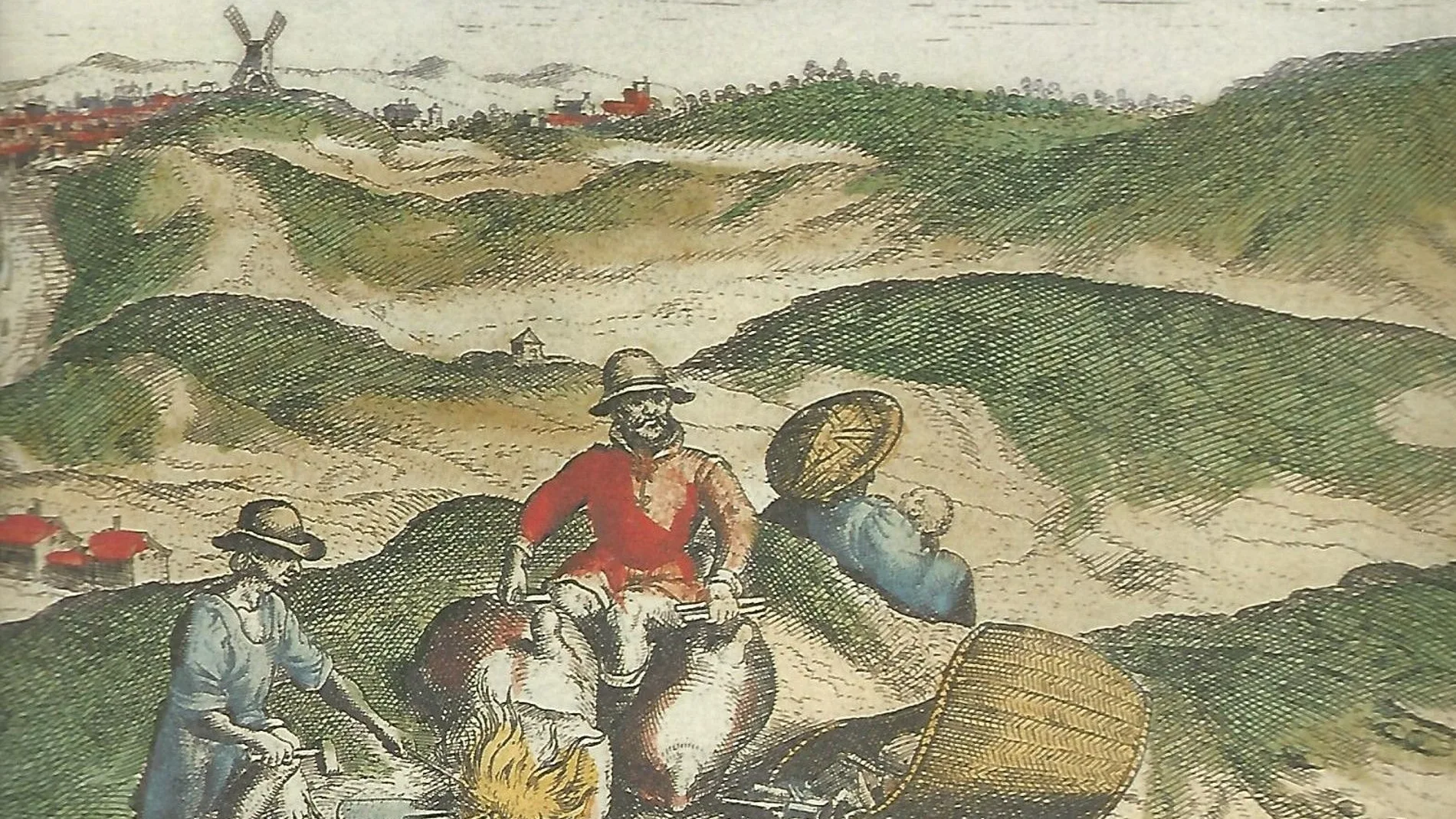 Imagen campestre del Civitates Orbis Terrarum