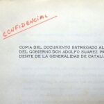 Imagen del documento confidencial ahora en venta