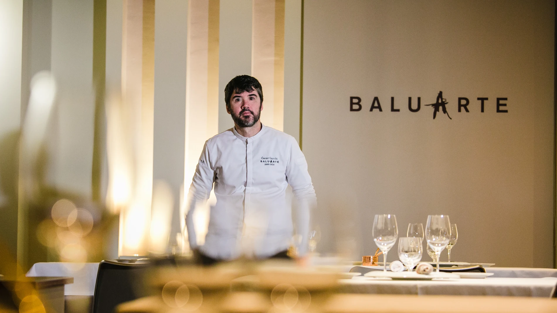 El chef Óscar García, del restaurante Baluarte de Soria
