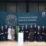 El jefe del Ejecutivo regional, Fernando López Miras, preside en Fitur el acto de presentación de la primera Convención de las Ciudades Santas de la Cristiandad