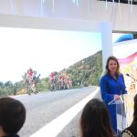 La alcaldesa de Castellón, Begoña Carrasco, esta mañana durante la presentación