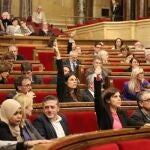 Votaciones en el pleno del Parlament