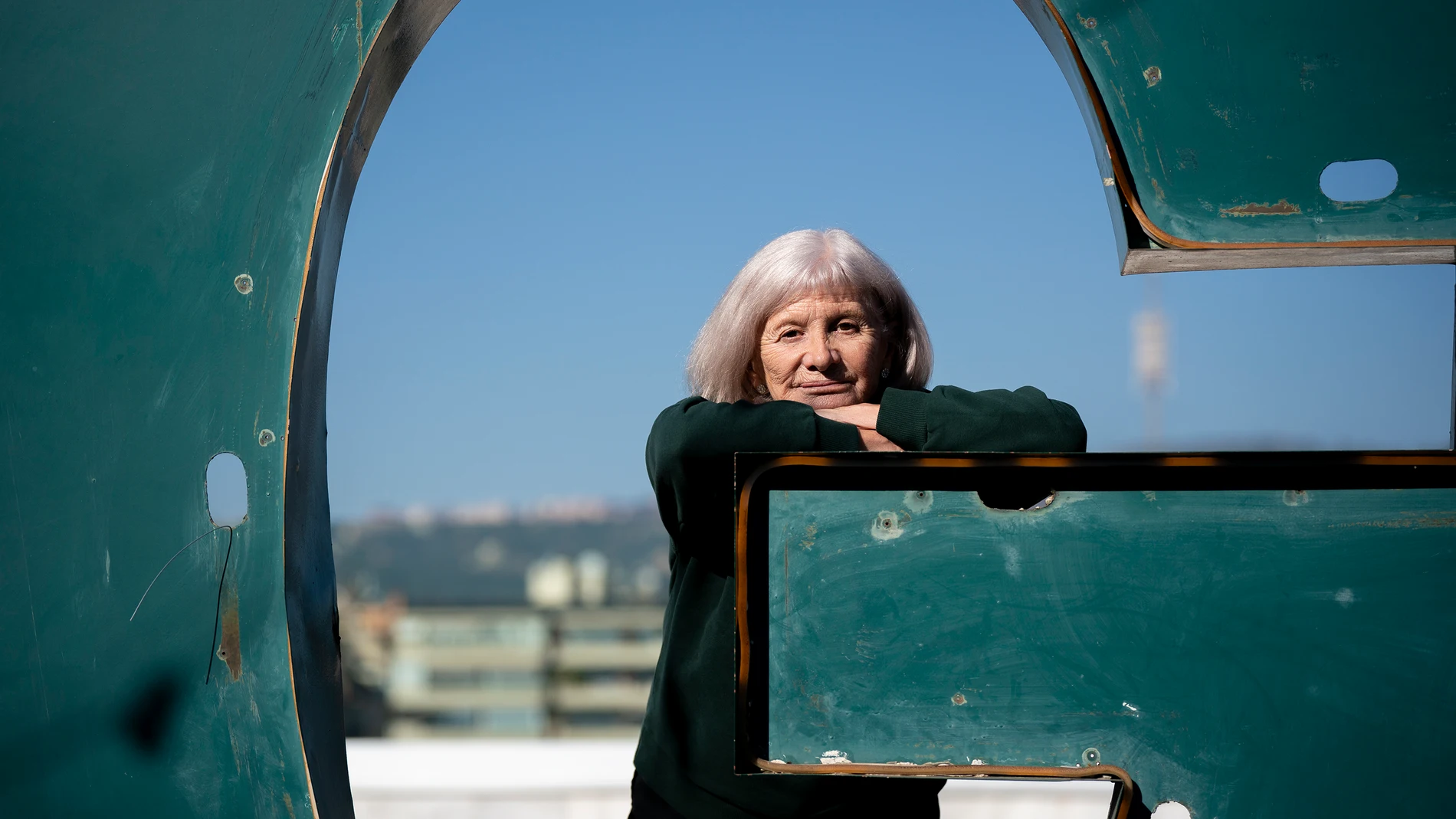 La escritora Alicia Giménez Bartlett, ayer, en Barcelona
