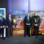 Pedro Sandoval ilustra el cartel de la Picassiana de Cayetano, Emilio de Justo y Pablo Aguado
