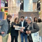 Tudanca, durante su visita a Fitur junto a Miriam Andrés y José Ignacio Martín Benito, entre otros
