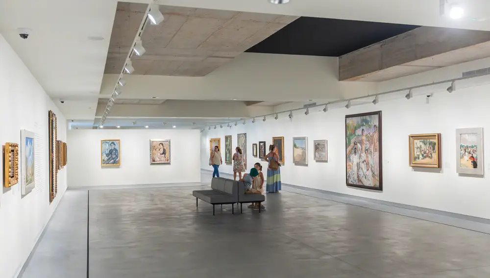 Uno de los espacios expositivos del Mirador del Carmen