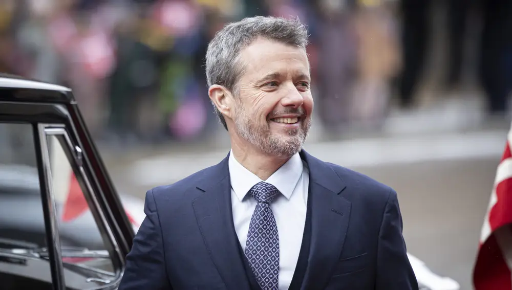 El rey Federico de Dinamarca