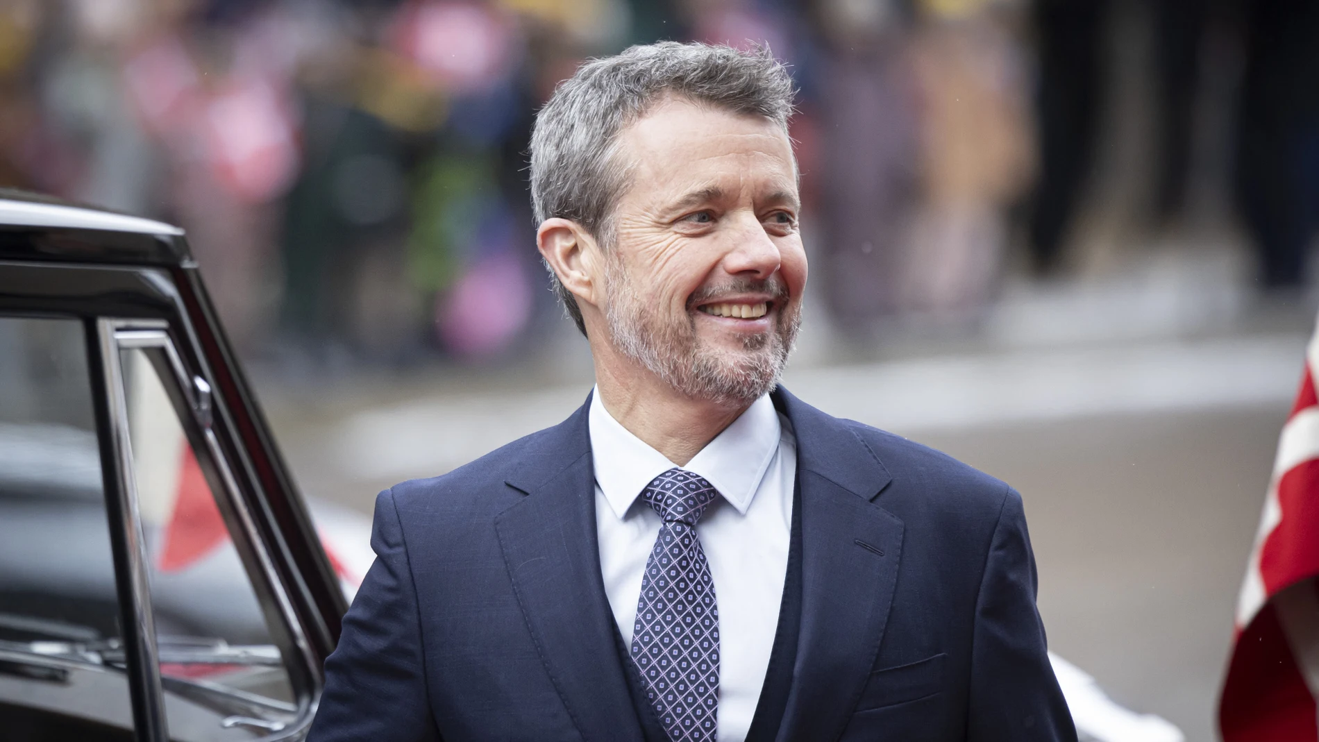 El rey Federico de Dinamarca