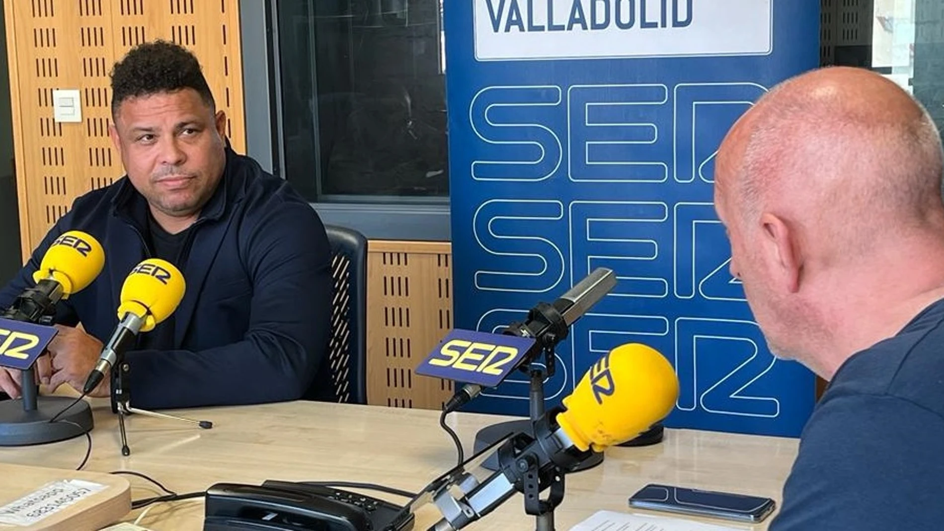 Ronaldo Nazario, durante una entrevista en la Cadena SER. CADENA SER 26/01/2024