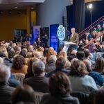Rueda, hoy, en la presentación de su programa electoral. 