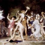 La juventud de Baco, pintura de William-Adolphe Bouguereau (1884).