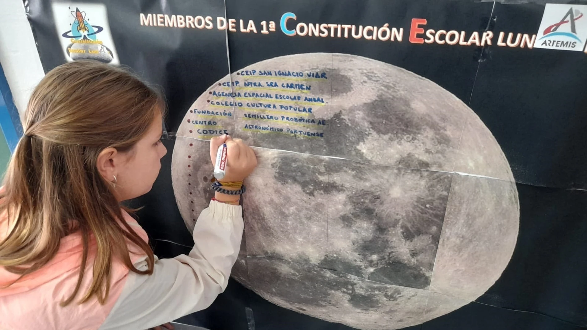 Una alumna del colegio sevillano