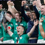 Johnny Sexton, capitán de Irlanda retirado, en el último Seis Naciones