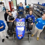 Proyecto de competición de coches de la UFV con motivo de la llegada de la Formula 1 a Madrid.